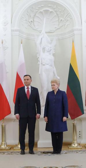 [VIDEO]: Rozmowy Prezydentów Polski i Litwy 