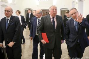 O gospodarce i współpracy politycznej Prezydent RP z Przewodniczącym Senatu Francji