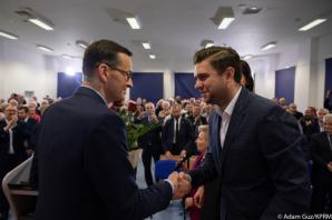Spotkanie premiera Mateusza Morawieckiego z mieszkańcami Ciechanowa