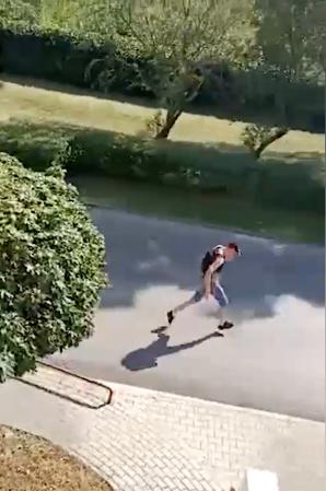 [VIDEO] Policjant po służbie dwukrotnie interweniował jednego dnia wobec osób naruszających zasady kwarantanny