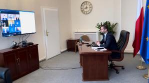 Minister Bortniczuk wziął udział w międzynarodowym szczycie on-line w kwestii niedopuszczenia rosyjskich i białoruskich sportowców do rywalizacji międzynarodowej