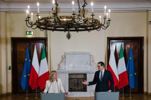 Premier Mateusz Morawiecki: w bardzo wielu ważnych sprawach wiem, że Polska może liczyć na Włochy, a Włochy mogą liczyć także na Polskę