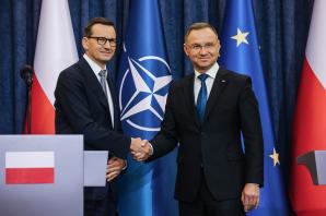 [VIDEO] Na konferencji  Prezydent RP Andrzej Duda podkreślał, że stanowisko rządu i obecnych władz w kwestii migracji jest jednolite i niezmienne