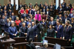 [VIDEO] Andrzej Duda na inauguracyjnym posiedzeniu Sejmu i Senatu RP