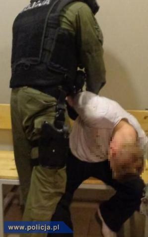 Zatrzymany za atak paralizatorem. Poraził policjanta!