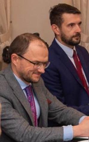 Spotkanie wiceministra Sebastiana Kalety z brytyjskim wiceministrem spraw wewnętrznych i administracji