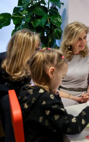 Agata Kornhauser-Duda i Laura Mattarella z wizytą w RiO Edu Centrum