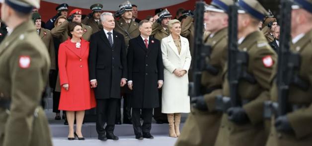 Prezydenci Polski i Litwy na obchodach Narodowego Święta Niepodległości w Warszawie