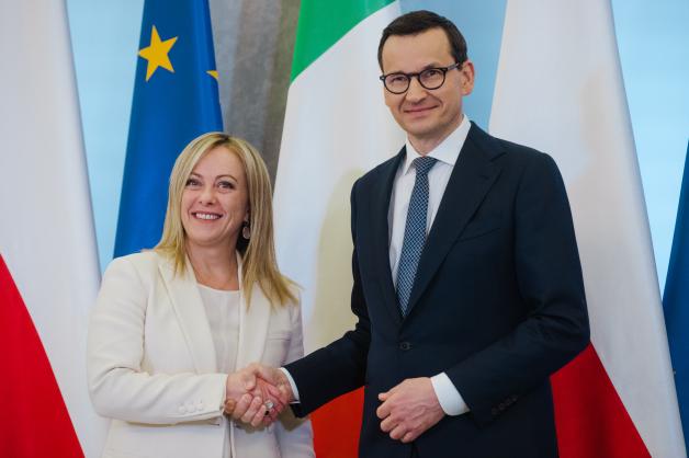Premier Mateusz Morawiecki: w bardzo wielu ważnych sprawach wiem, że Polska może liczyć na Włochy, a Włochy mogą liczyć także na Polskę