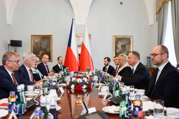 [VIDEO] Prezydenci Polski i Czech o skutkach agresji na Ukrainę i relacjach dwustronnych