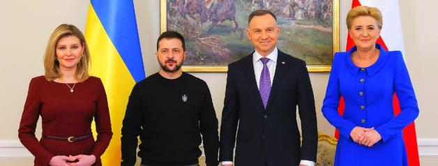 [VIDEO] Prezydent Ukrainy z oficjalną wizytą w Polsce